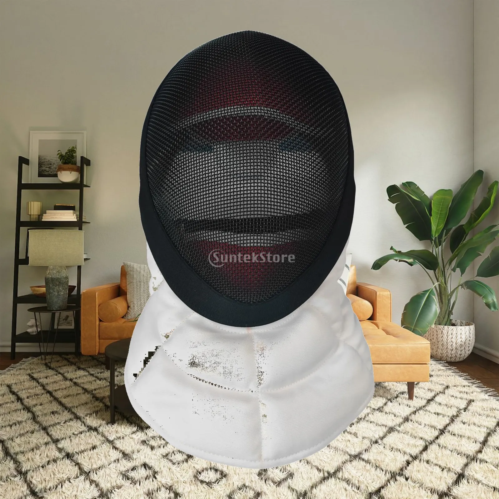 Fencing Epee Mask Durable Safety Headgear Ventilated Face Cover for Sparring and Sports Practice