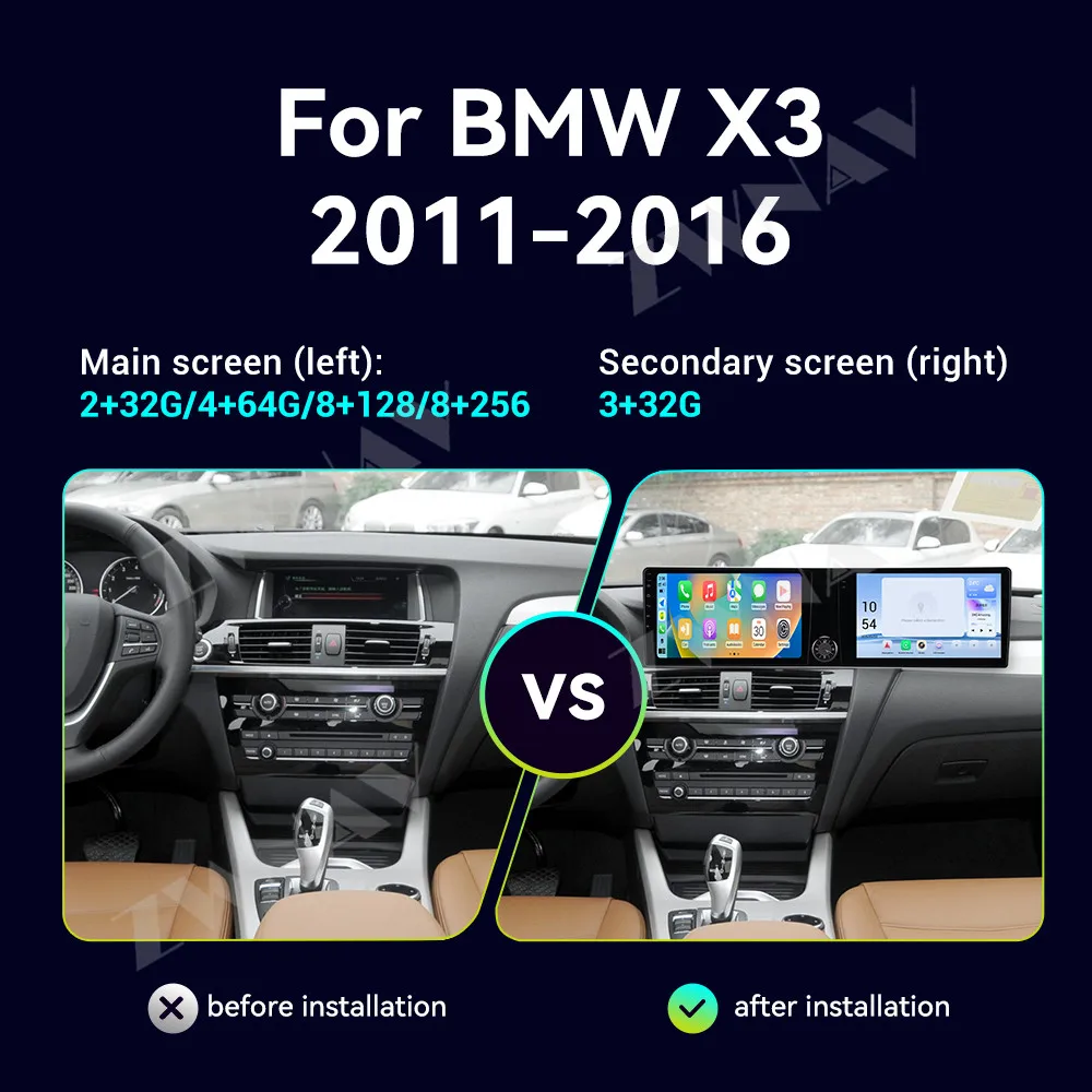 

10.1 Inch Car Radio For BMW X3 2011-2016 Android Auto GPS Navigation Multimedia Video Player Stereo Receiver Head Unit