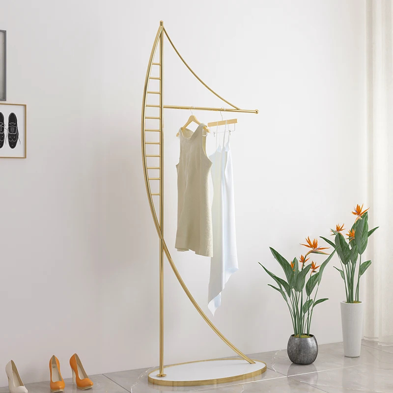 

Spiral Stand Clothes Rack Wearing Metal Storage Hall Entrance Clothes Rack Shoe Bags Living Room Arara De Roupa Furniture