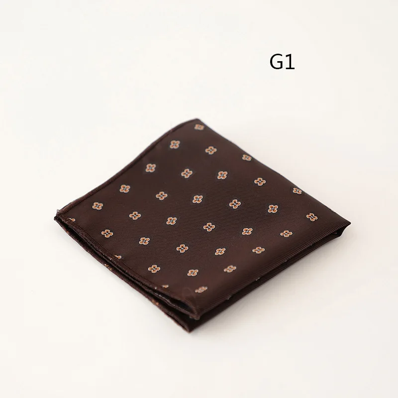 5pcs New Polka Dot Striped Suit Accessories French Men's Pocket Towel Square Chest Towel Jacquard Wedding Suit Party Decoration