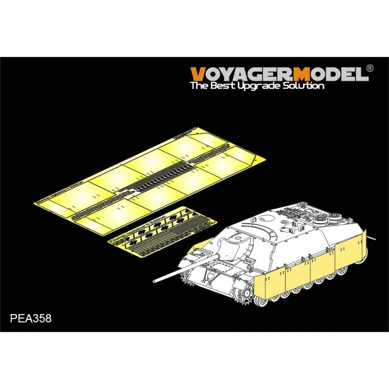 Voyager Model PEA358 1/35 Scale WWII German Jagdpanzer IV Schurzen (For TAMIYA)