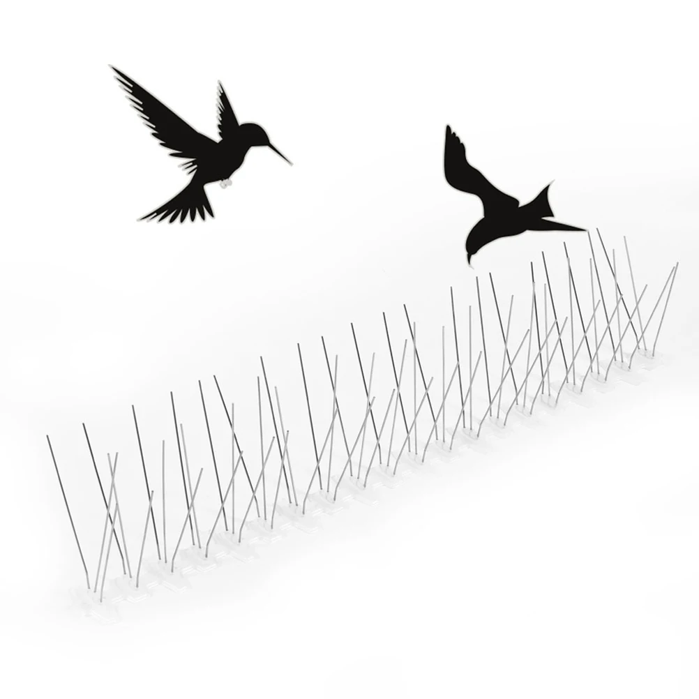 

6pcs Stainless Prevent Durable for Garden Balcony Roof Bird Repeller Effective Bird Dispeller pigeon deterrent