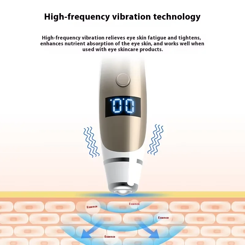 Portable Golden Magic Eye Massage Equipment Skin Tightening Rejuvenation Instrument for Eye Care Eye Beauty Instrument