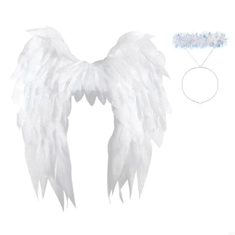 Angel Wing and Halos Headband Angel Costume Halloween Angel Dressing Up Costume