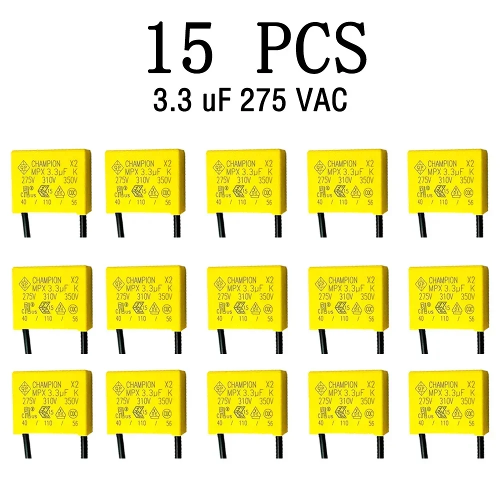 Ventilatori elettrici ecc condensatore di sicurezza 275VAC 3.3UF condensatore a Film di polipropilene, adatto per interruttori smart touch senza