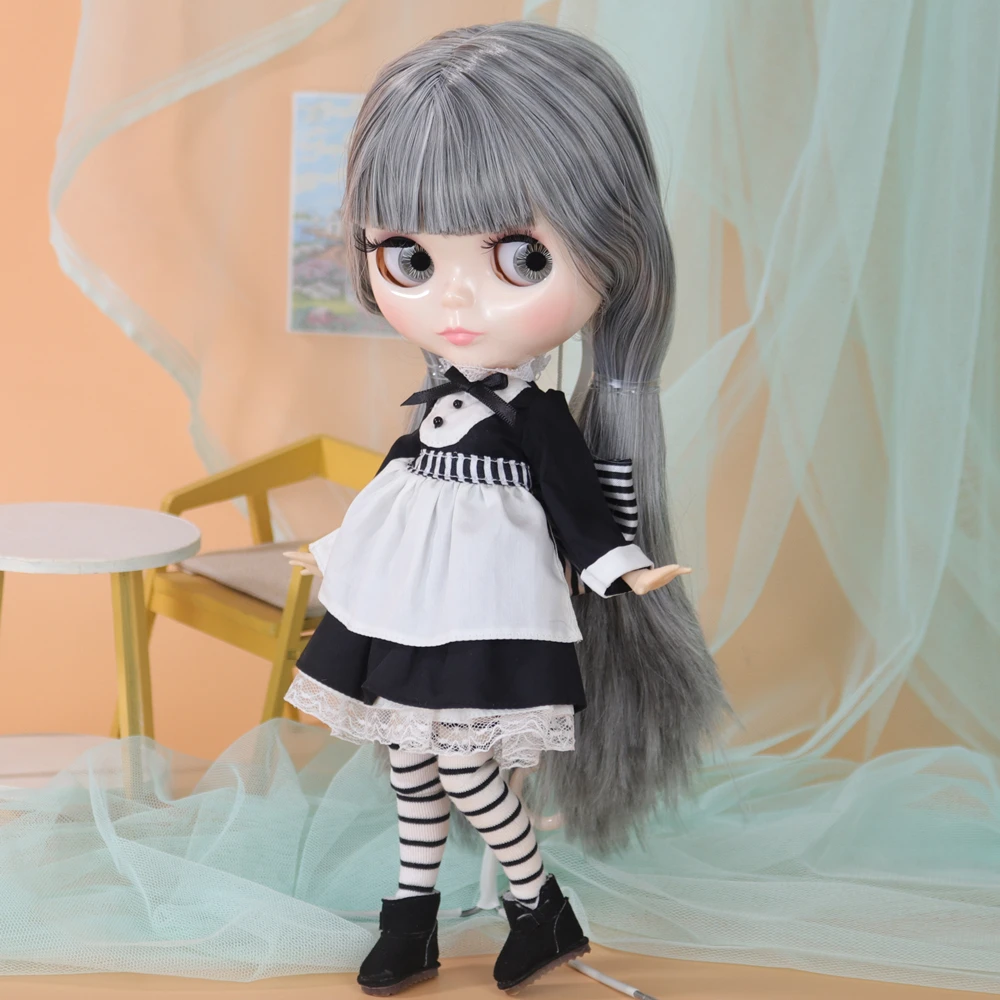 Băng Giá DBS Blyth Búp Bê Dễ Thương Kết Hợp Bao Gồm Quần Áo Giày Tay Bộ AB Cosplay Đầm 1/6 BJD Girl Anime OB24