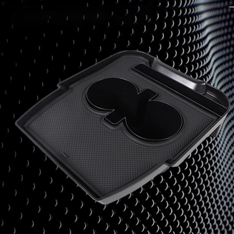 لسيارات BMW X1 iX1 U11 U12 2023 2024 2025 صندوق تخزين حامل كأس التحكم المركزي مصنوع من مادة ABS صندوق تخزين داخلي للسيارة