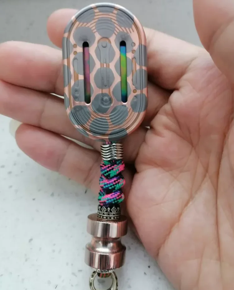 Used EDC Superconducting leopard print fidget slider decompression toy