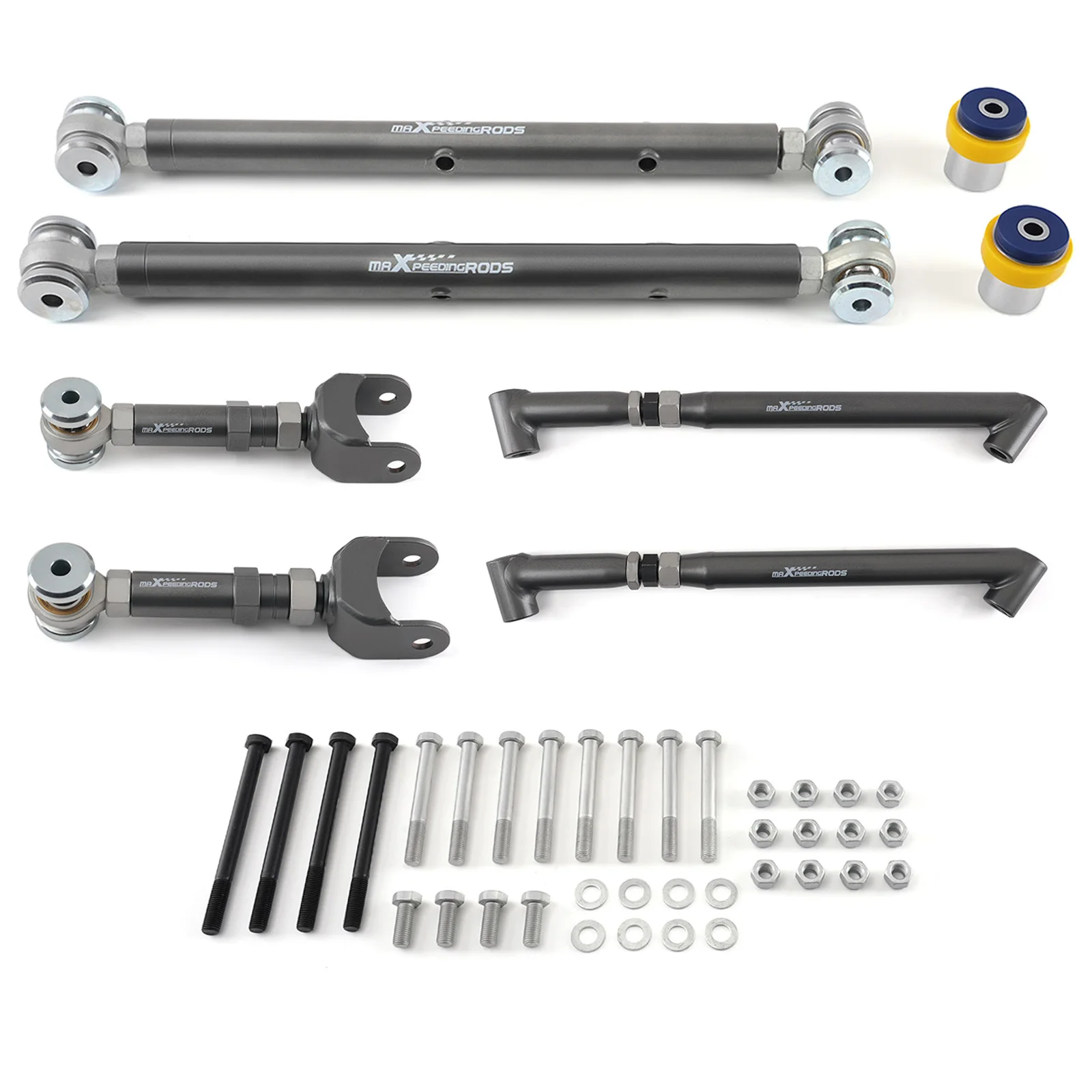 Rear Control Arms w/ Trailing Arm Braces for Buick Skylark Chevy Chevelle 1968-1972