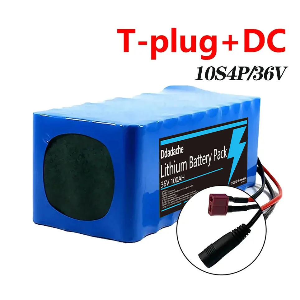 10S4P elektrische scooter 100000 mAh 36 v lithiumbatterij 18650 batterij 36 V 100 Ah elektrische scooter elektrische scooter batterij 36 v