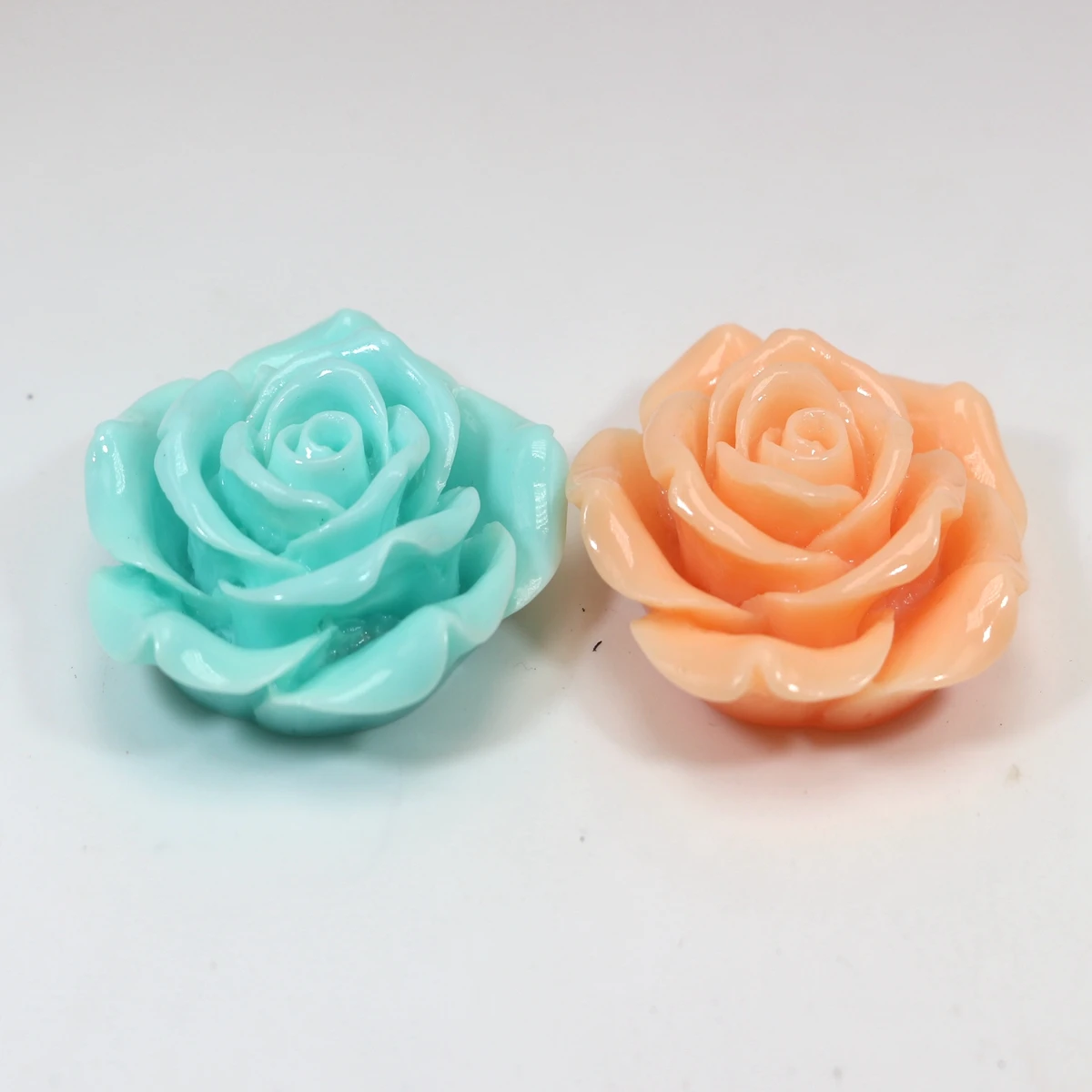 10 Mixed Color Flatback Resin Large Flower Cabochon 42mm DIY Embellishments
