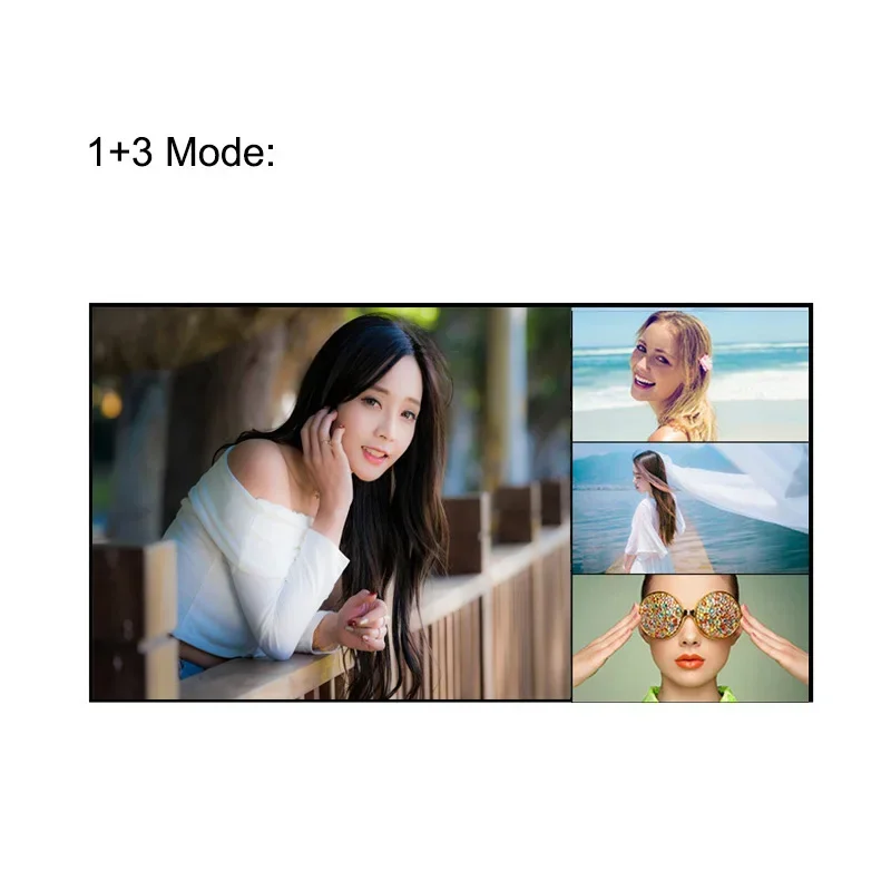 1080P 4x1 HDMI Multi-viewer 4 Port Input HDMI Multiviewer 4x1 Quad Multi-viewer Screen Splitter for PS5 PS4 Game Camera PC To TV