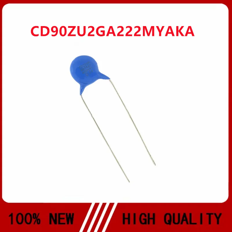 10PCS/LOT CD90ZU2GA222MYAKA Safety Y1 capacitance 400VAC 222M 2200PF X1 440VAC in stock