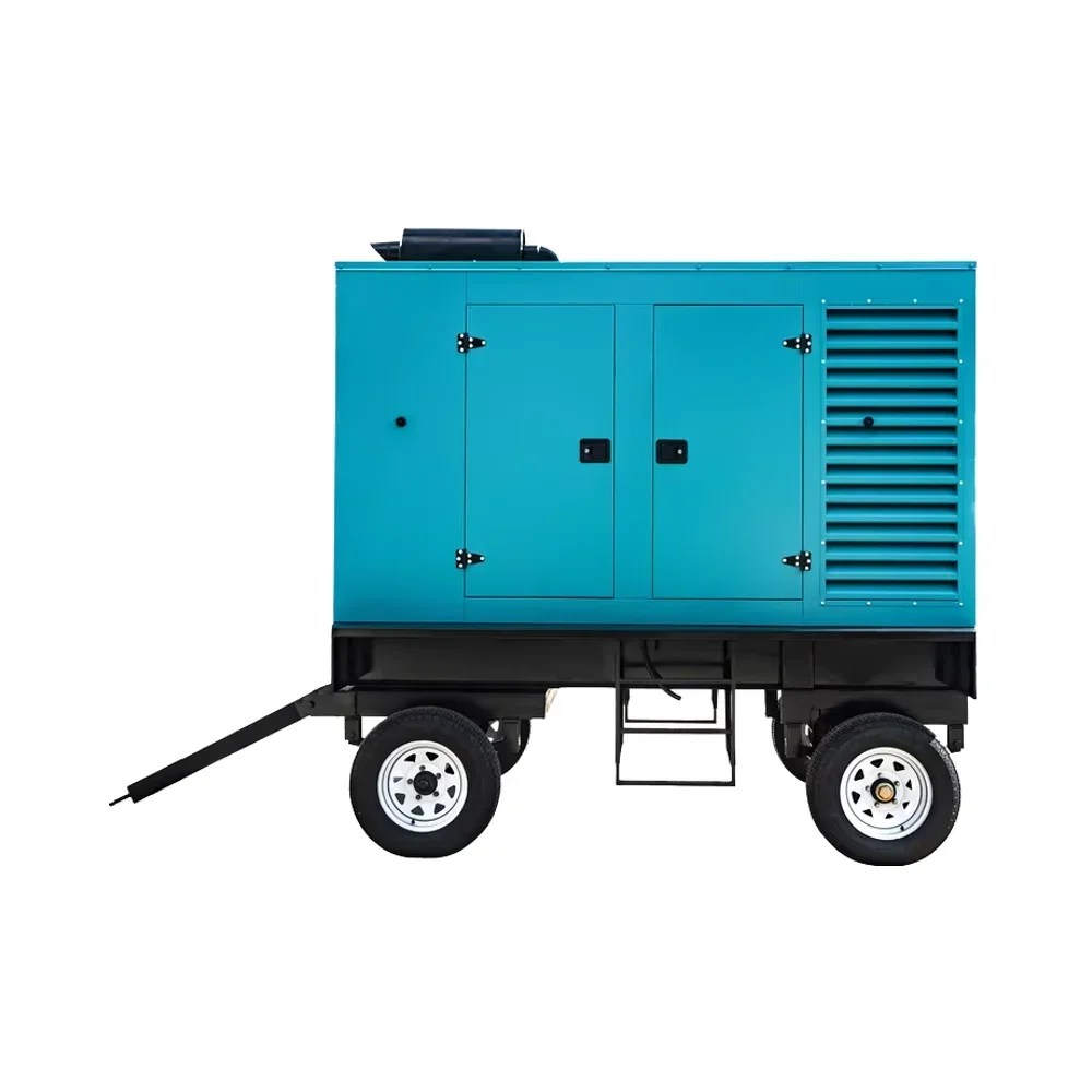 2026 Shuntong power mobile diesel generator 25kVA 30kVA 50kVA 100kVA 200kVA Three Phase Include ATS for Voltages 220V 380V 400V