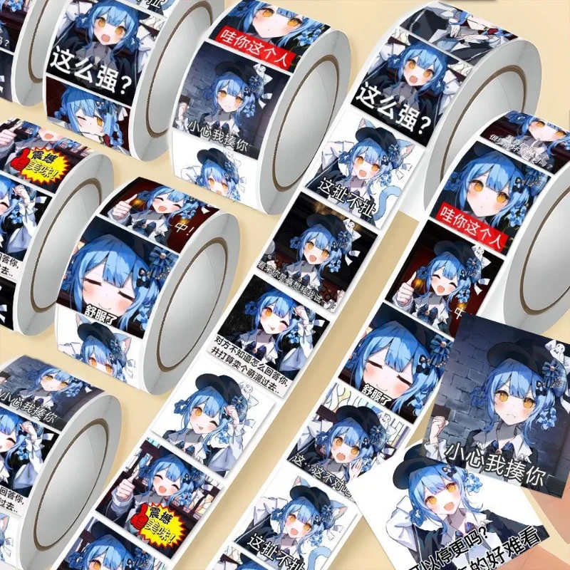 

500pcs/roll Magical Girl Witch Trial Game Peripheral Sealing Sticker Kawaii Tachibana Sherry DIY Decoration Stickers Gift Toy