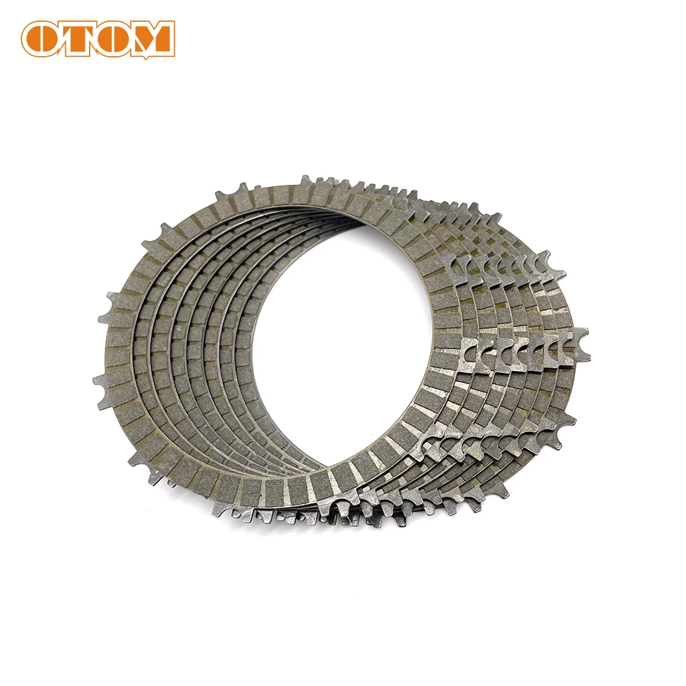 OTOM 8 Pcs/Lot Engine Clutch Friction Plate Iron Lining Disc For KTM EXC SX XCW TC TE TX EC EX MC 250 300 Motorcycle Accessories