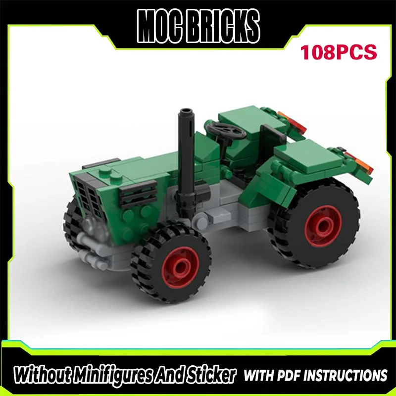 

Конструктор MOC: Городская модель автомобиля, Малый сельскохозяйственный трактор, Модульные технологичные подарки, Набор для сборки, Детские игрушки для праздников