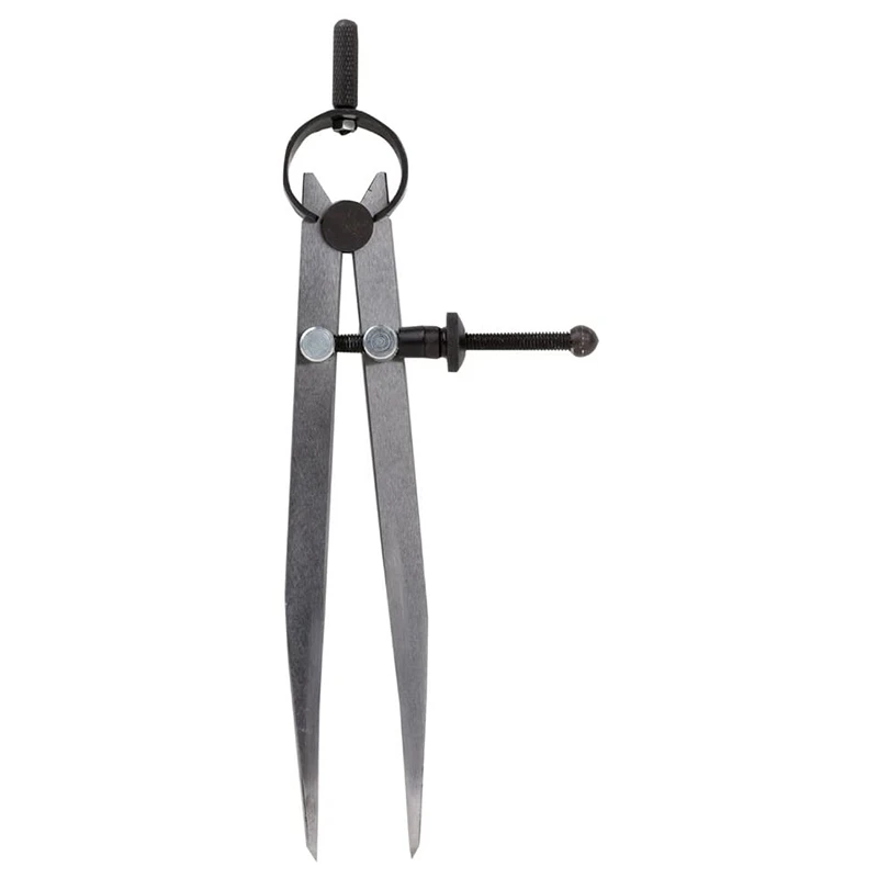6 Inch Adjustable Lockable Steel Divider Wing Leather Compass-FABY