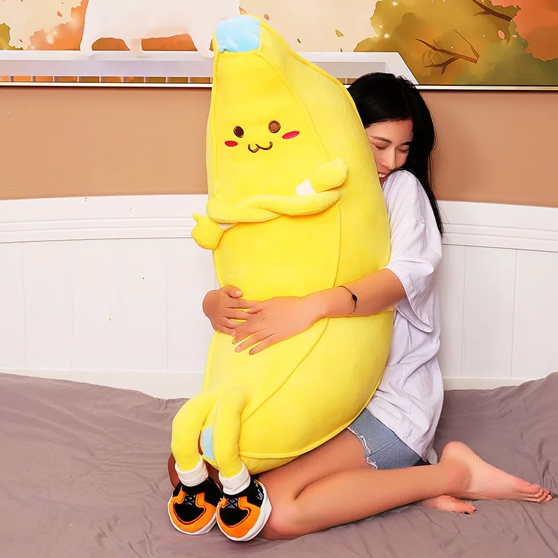 New 50cm Creative Funny Anime Banana Man Plush Doll Pillow Kids Cartoon Soft Animal Stuffed Plush Toys Gifts Cute Home Decor