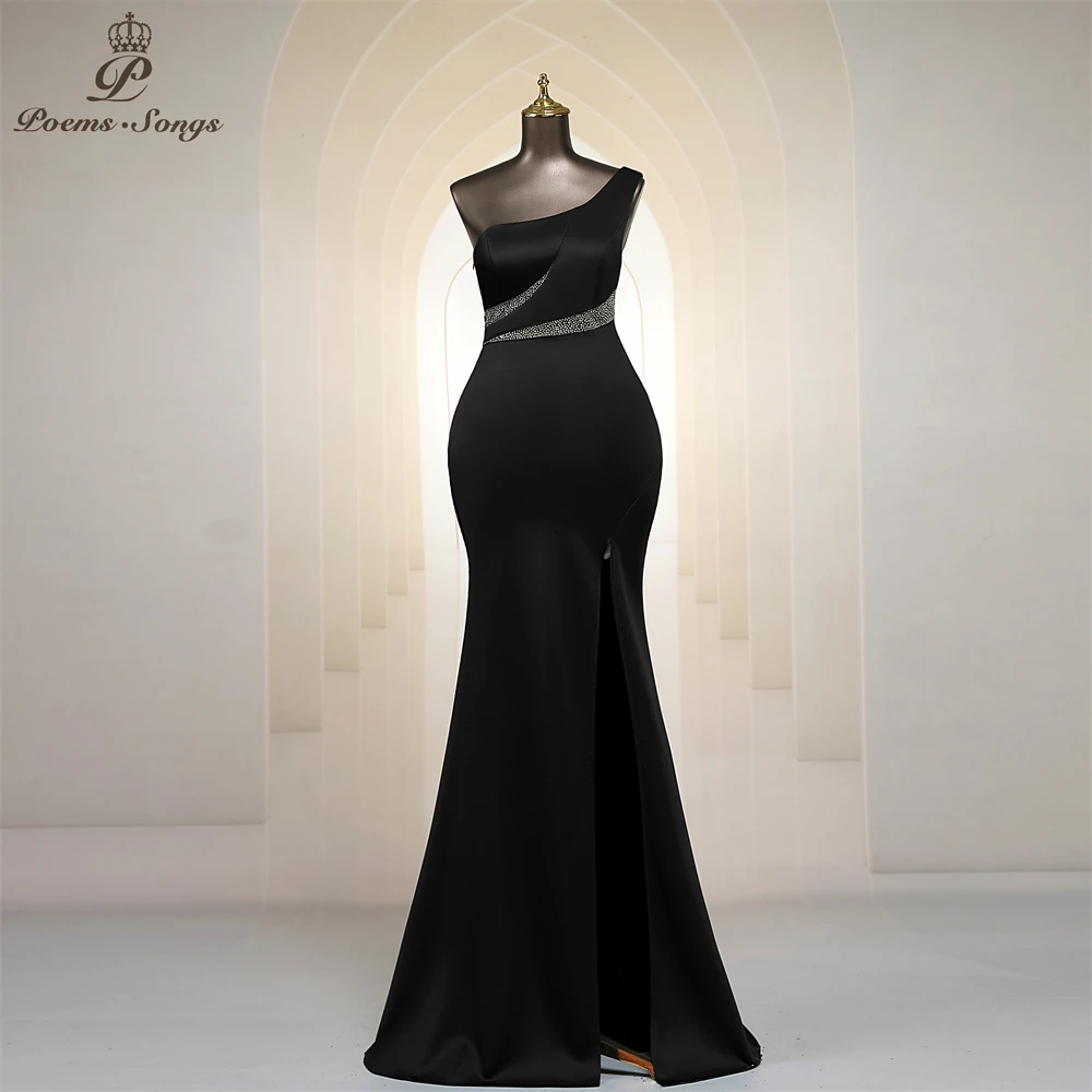 

Sexy waist black Evening dresses vestidos formales vestidos de fiesta robe de soiree de mariage robe longue prom dress