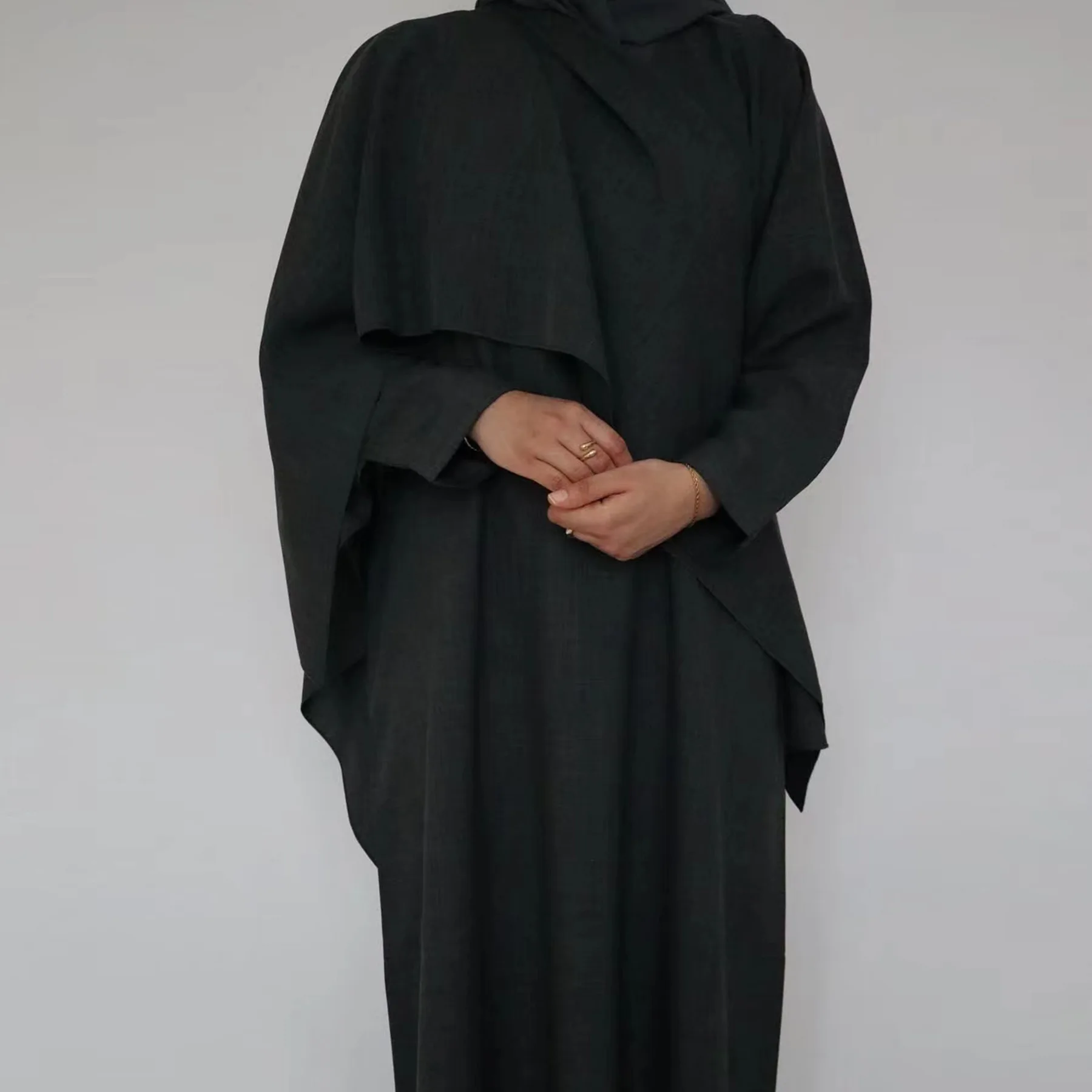 

Dubai Abaya for Women 2025 New Fashion Muslim Hijab Dress Set Scarf Robe Islam Clothing Turkey Kaftan Kebaya Jalabiya Party Gown
