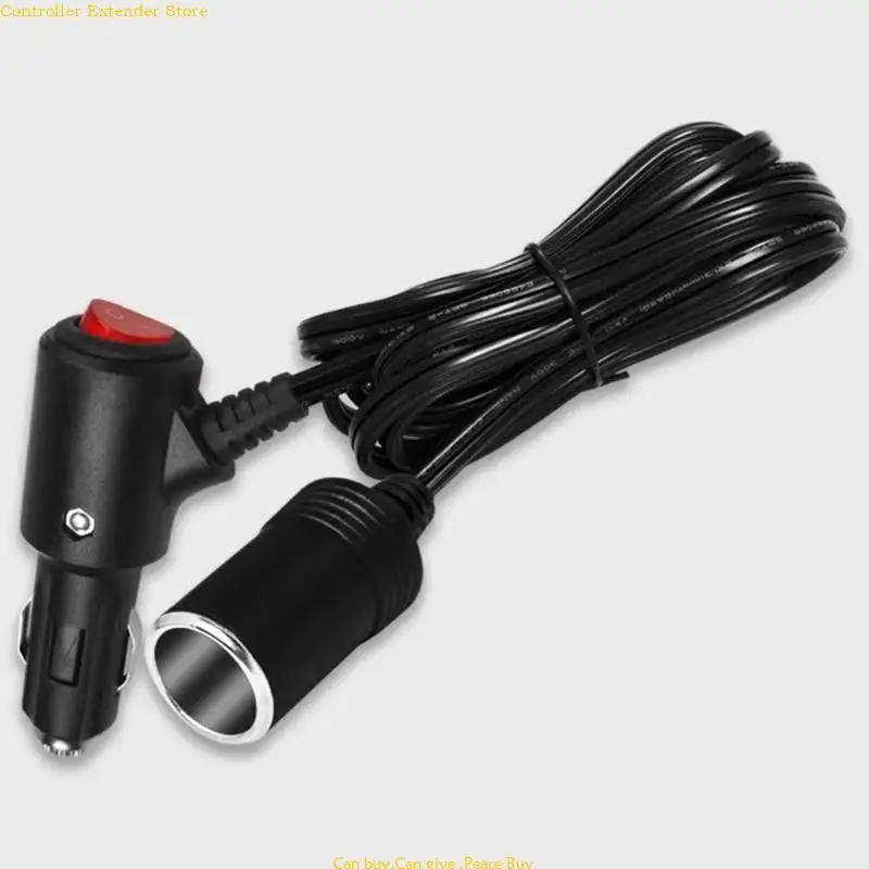 Heavy Duty Car Electronics 12V24V Cigarette Adapter Cable LED