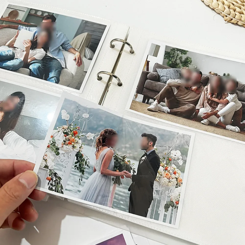 Card Organization 4x6 Photo Sleeves Page Protector Photo Card Storage Sleeves Scrapbooking Set Dust And Moisture Protection