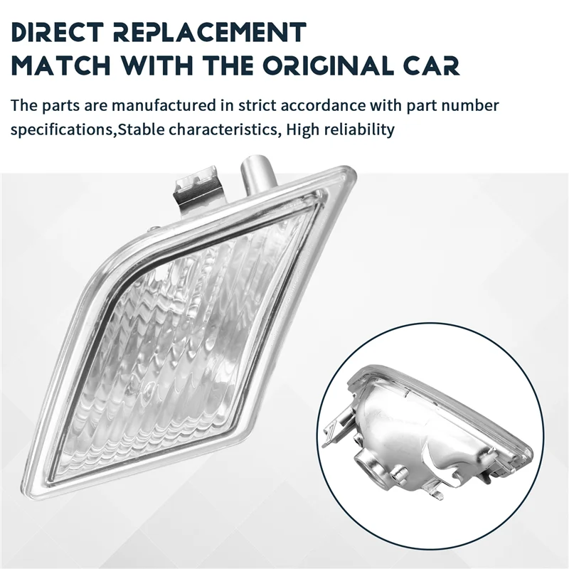 

Надежный комплект боковых габаритных фонарей переднего бампера 2048200221 2048200121 для Mercedes Benz C300 C250 2008-2011
