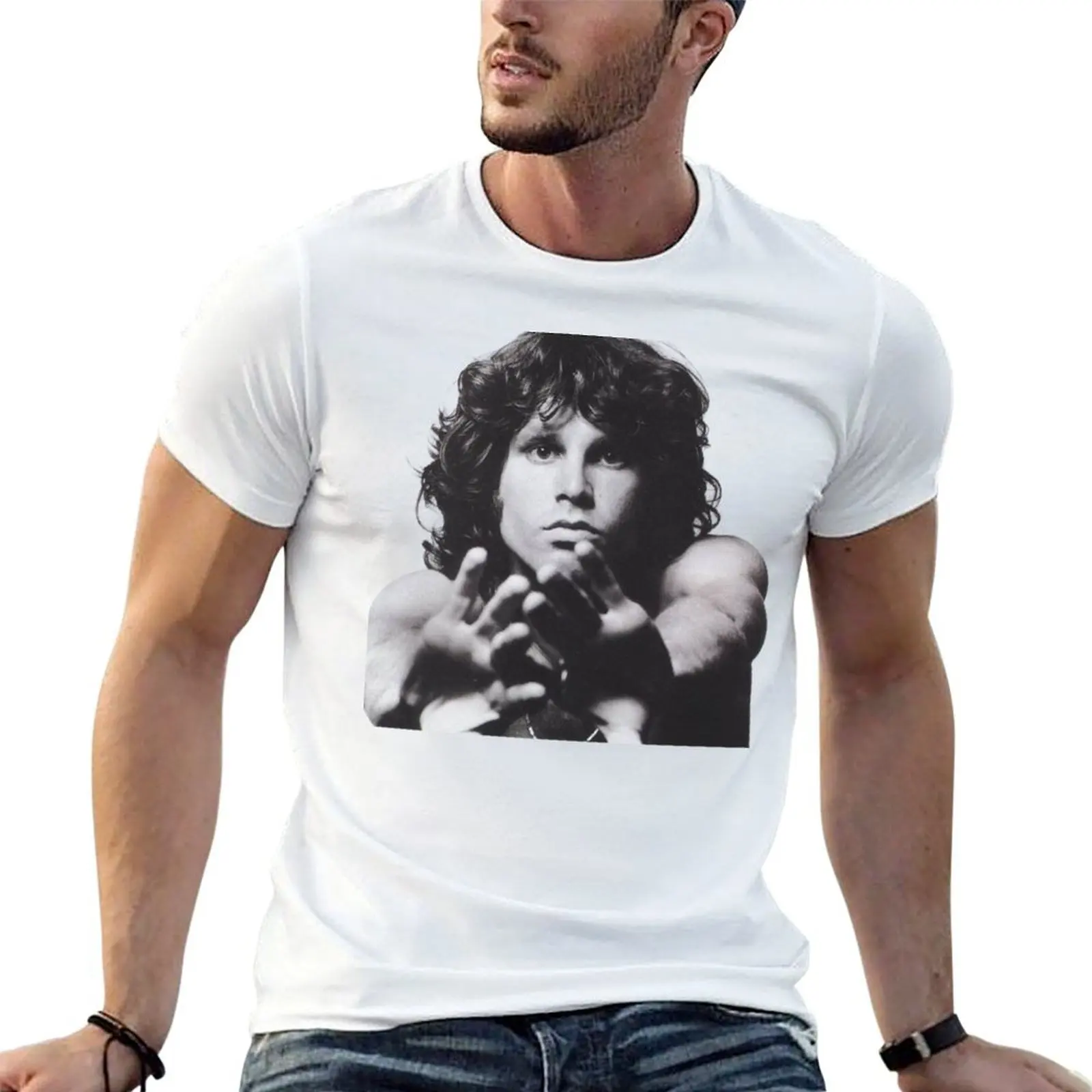 

Jim Morrison TheAmericanPoet The Doors T-Shirt man t shirts for men casual t shirts for man cotton T-Shirt