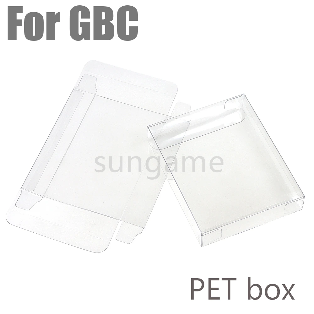 3pcs PET Display Box For GBC Plastic Game JP Version Box Protector Case for GameBoy Color view 2