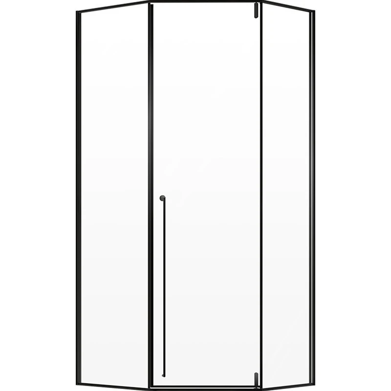 

Diamond shower room very narrow frame toilet wet and dry separation hotel bathroom glass door