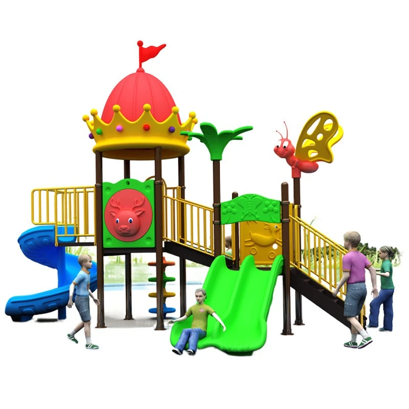 Outdoor slide swing combination children's community playground equipment
