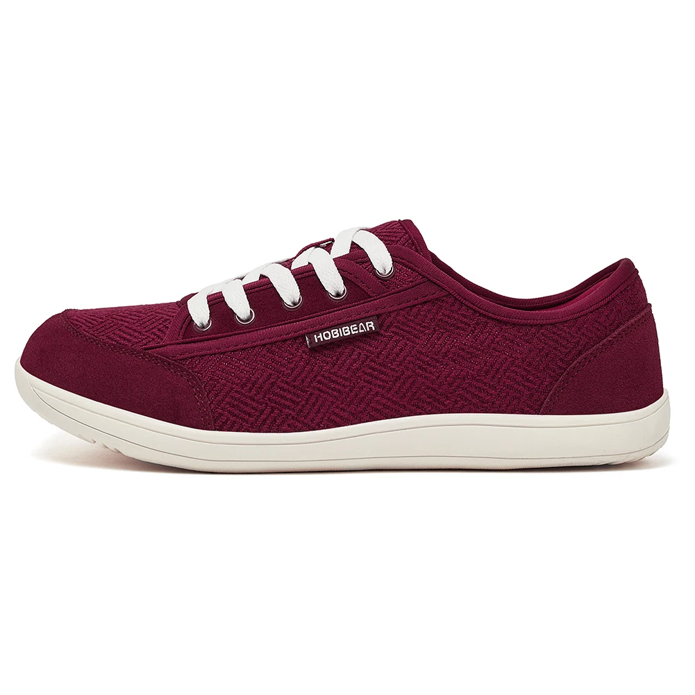 HOBIBEAR Barfußschuhe für Damen und Herren | Null-Sprengung | Breite Zehenpartie | Minimalistische Schnürschuhe aus Rindsleder_voghion.com