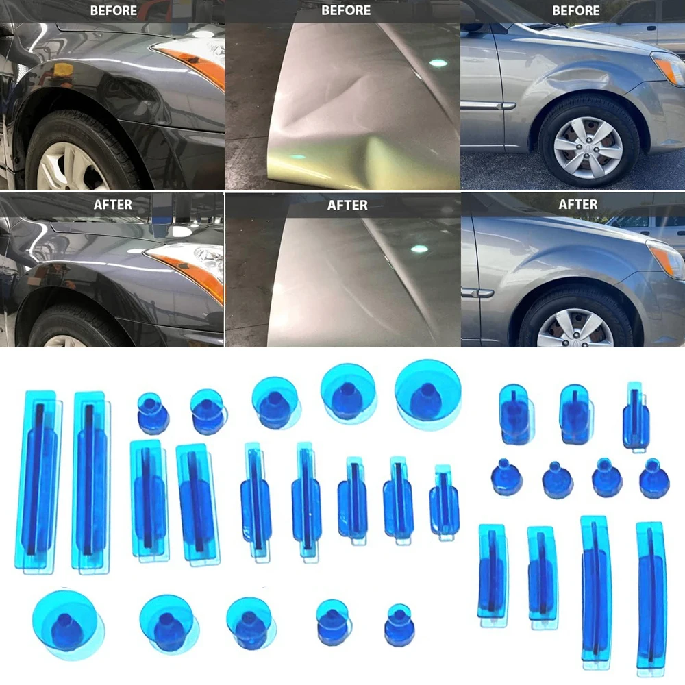 10/30Pcs/set Car Auto Paintless Dent Repair Glue Tabs for Car Body Tool Glue Tabs Dent Lifter Tools Dent Puller Removal Tool