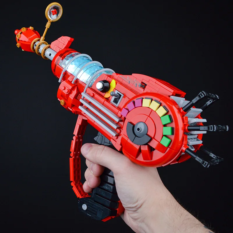 Red Ray Dutyed Laser Gun Ray Model Guns Weapon Building Blocks Sets Game Series Bricks Toys Constructor For Kid Birthday Gifts