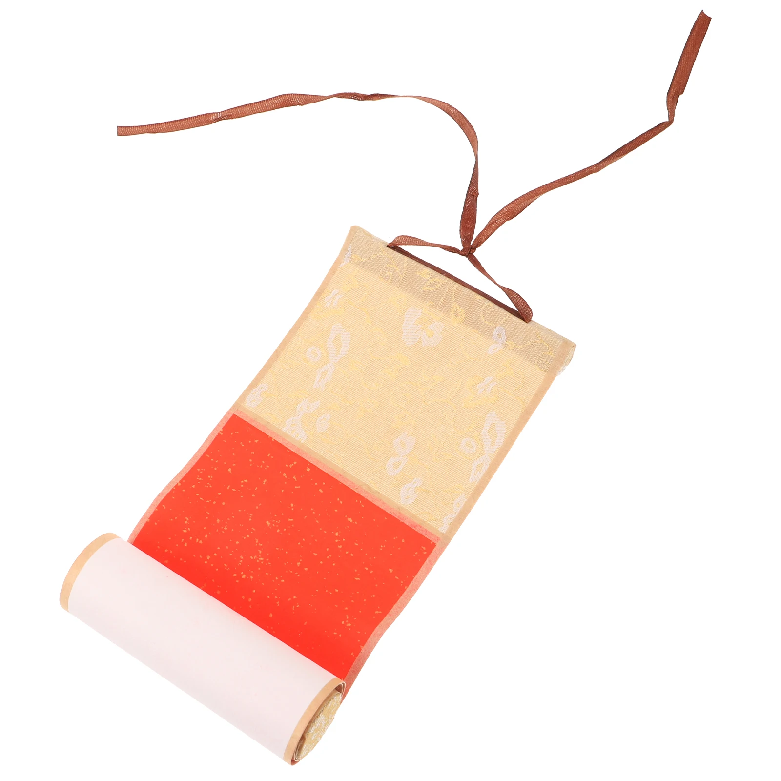 

Blank Scroll Vintage Mini Calligraphy Paper Cloth Wall Hanging Painting Decor Chinese Craftsmanship Small Size Ink