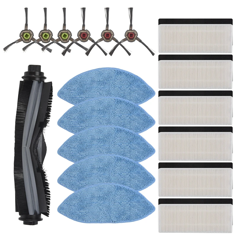 【Популярный】для Ecovacs Deebot Ozmo U2 Dgn22 U2 Pro робот-пылесос, боковая щетка, основная щетка, фильтр, аксессуары для швабры, замена