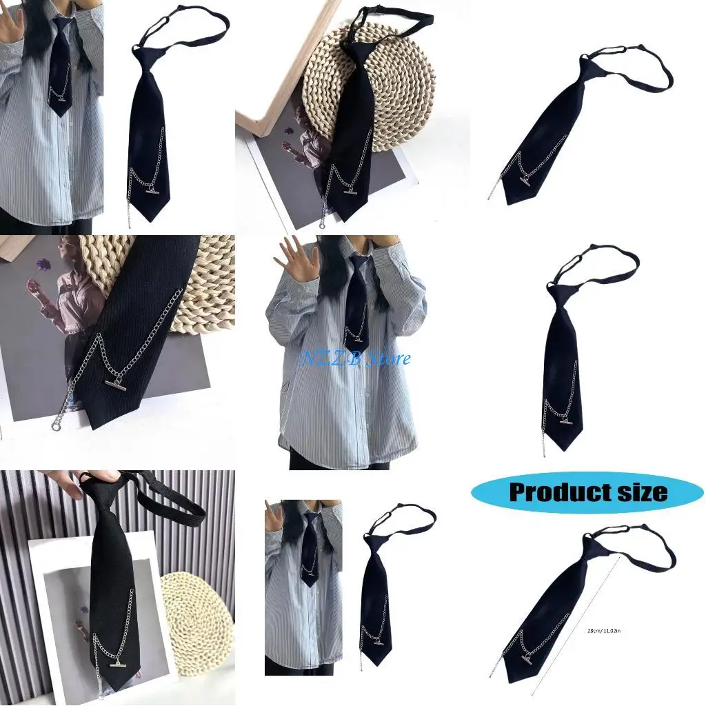 T21F روابط موحدة للجنسين سلسلة المعادن CENCTIE COSPLAY العلاقات السوداء مسبقا