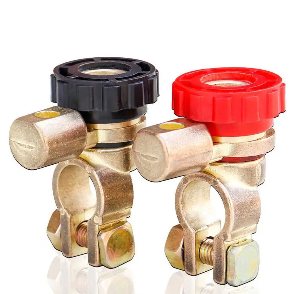 

Anti-leakage Car Battery Disconnect Switch Angle Rotatable Zinc Alloy Car Battery Terminal Isolator 12V Protective