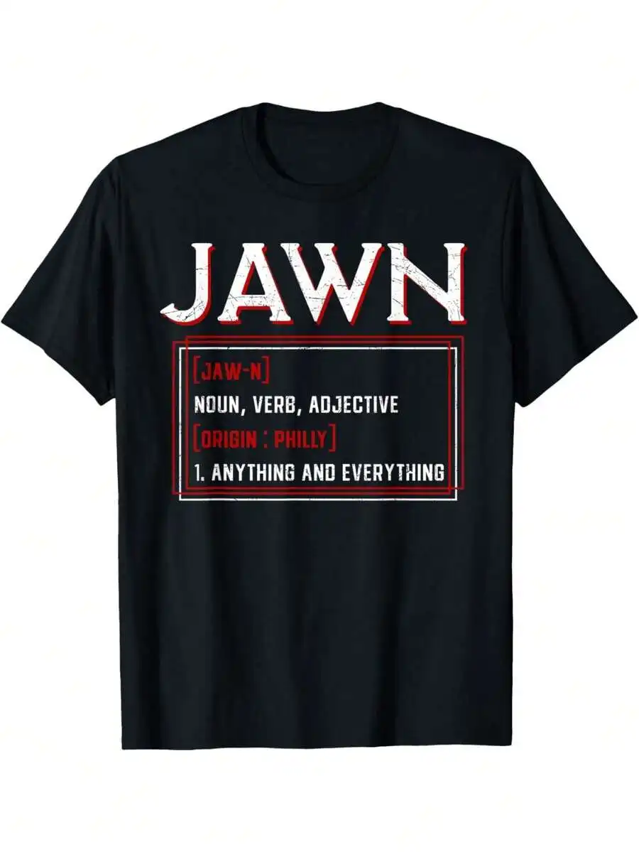 Jawn (Philly Slang) Printed T-Shirt, Men's Short-Sleeve Casual Outdoor Sports, Daily Wear, Holiday Gift