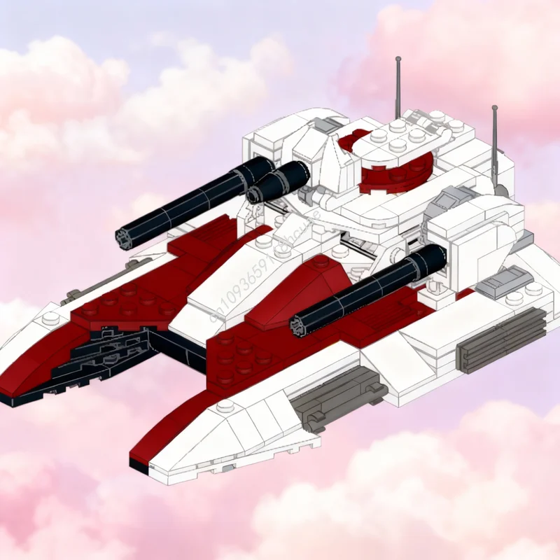 

324pcs MOC Star Battle Republic Fighter Tank Model Building Blocks Toys Christmas Gift Construction Idea Education Brick