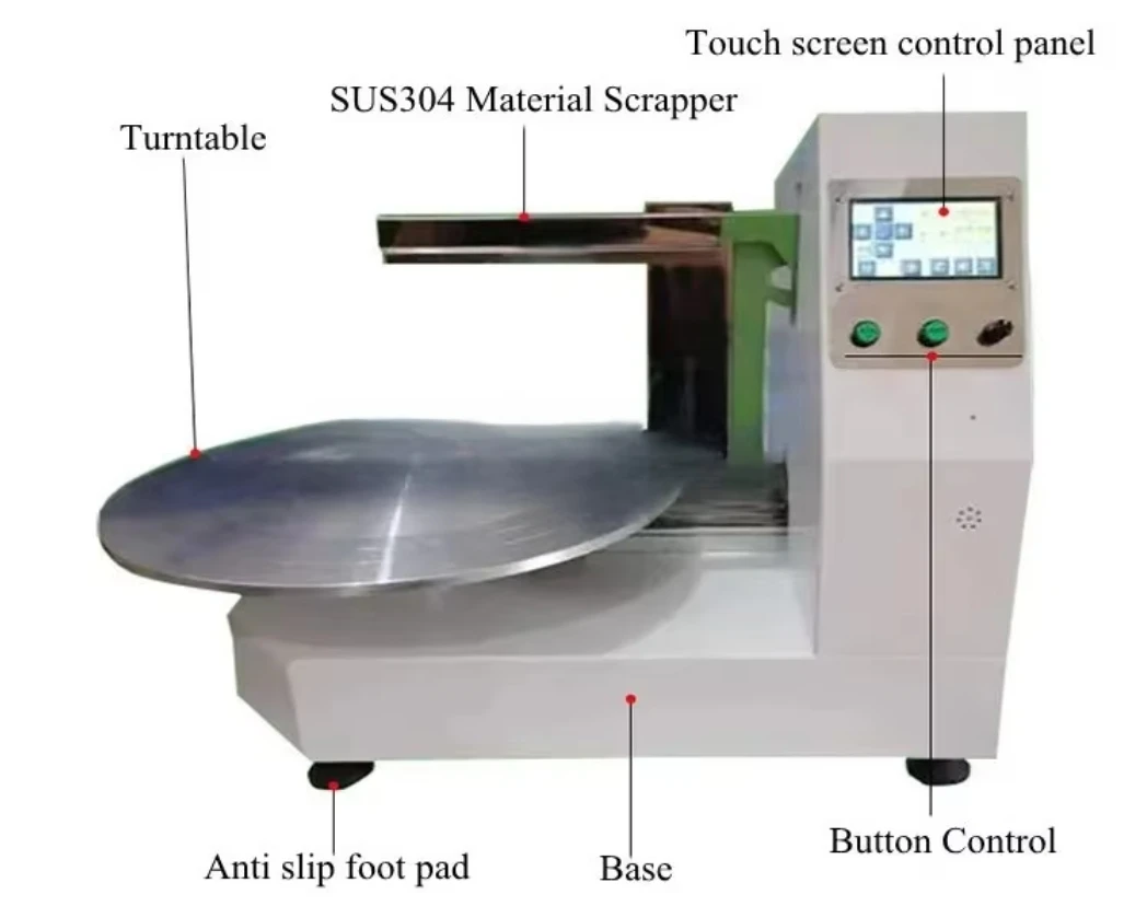 Auto Cake Icing Leveler Machine Cake Froster Cream Machine Creaming Cake Base Equipment