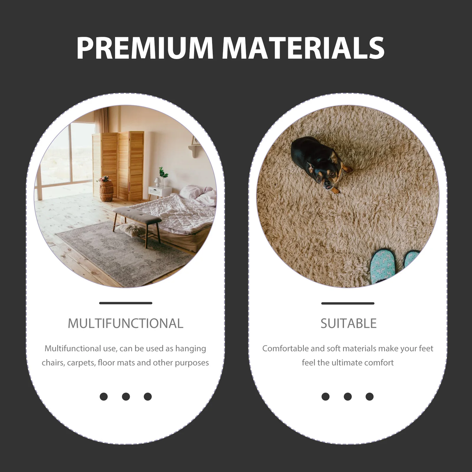 

Illusion Carpet 3D Stereoscopic Design Durable Polyester Non-Slip Floor Mat Living Room Bedroom Rug Illusion Rug