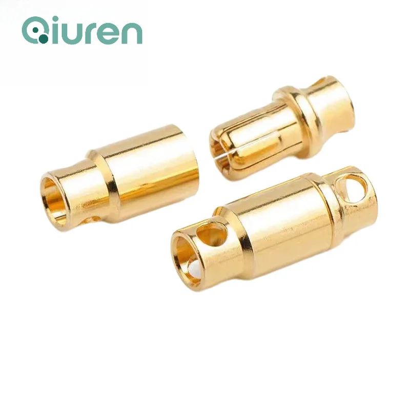 AMASS GC8010 5pairs  8.0mm Gold Plated Bullet Connector for RC battery ESC Plug