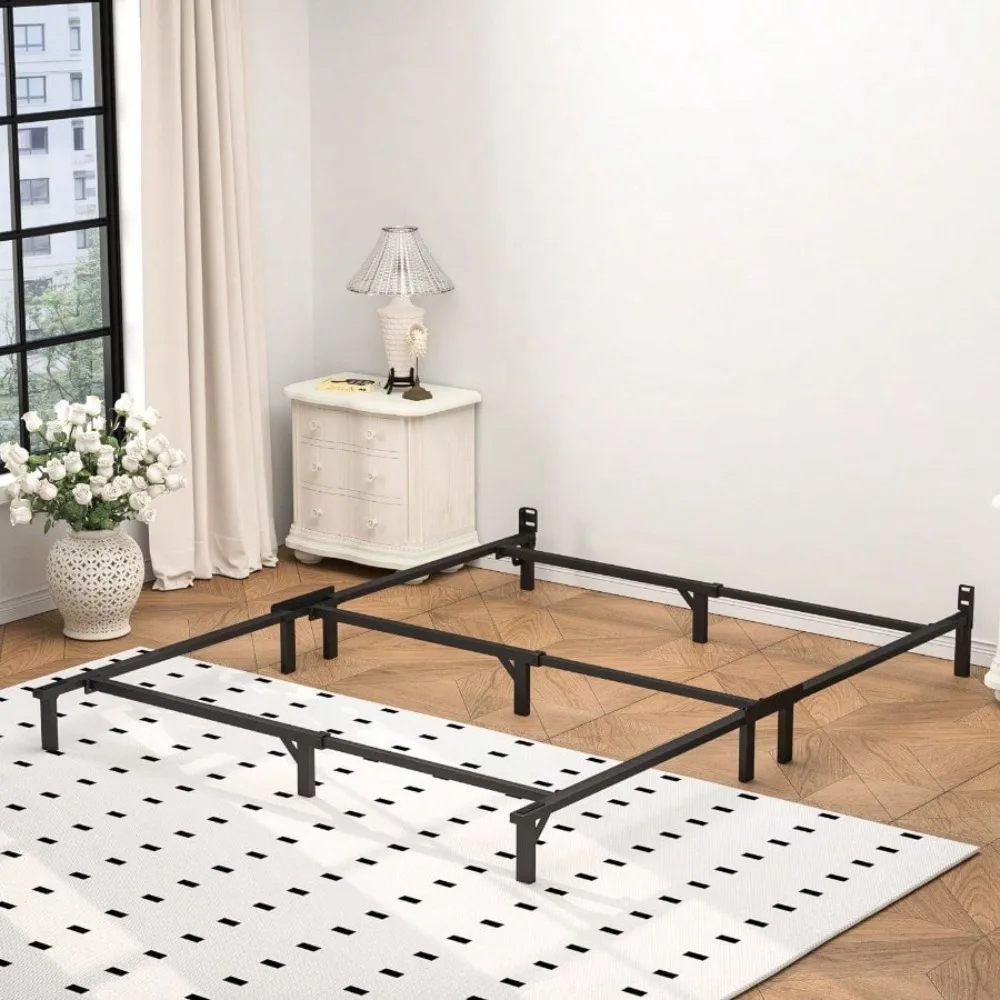 

7" King Metal Bed Frame. Adult. Easy To Assemble.No Tools Needed. 98591