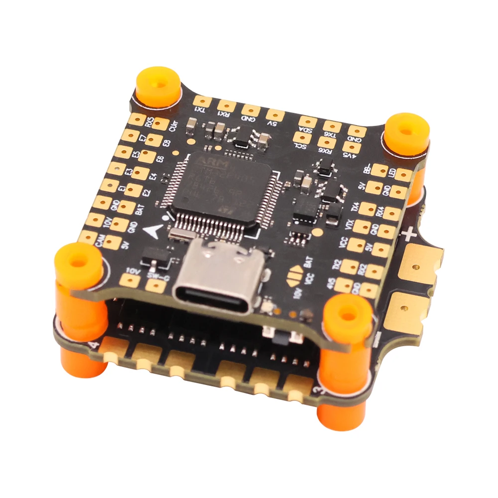 AeroPartsHAKRC F4 V3 Stack 50A 4In1 ESC BLHeli-8 Bit 30.5x30.5 F4530 V3 F. Controller 2-6S Compatibility for FPV DIY Drones Acce