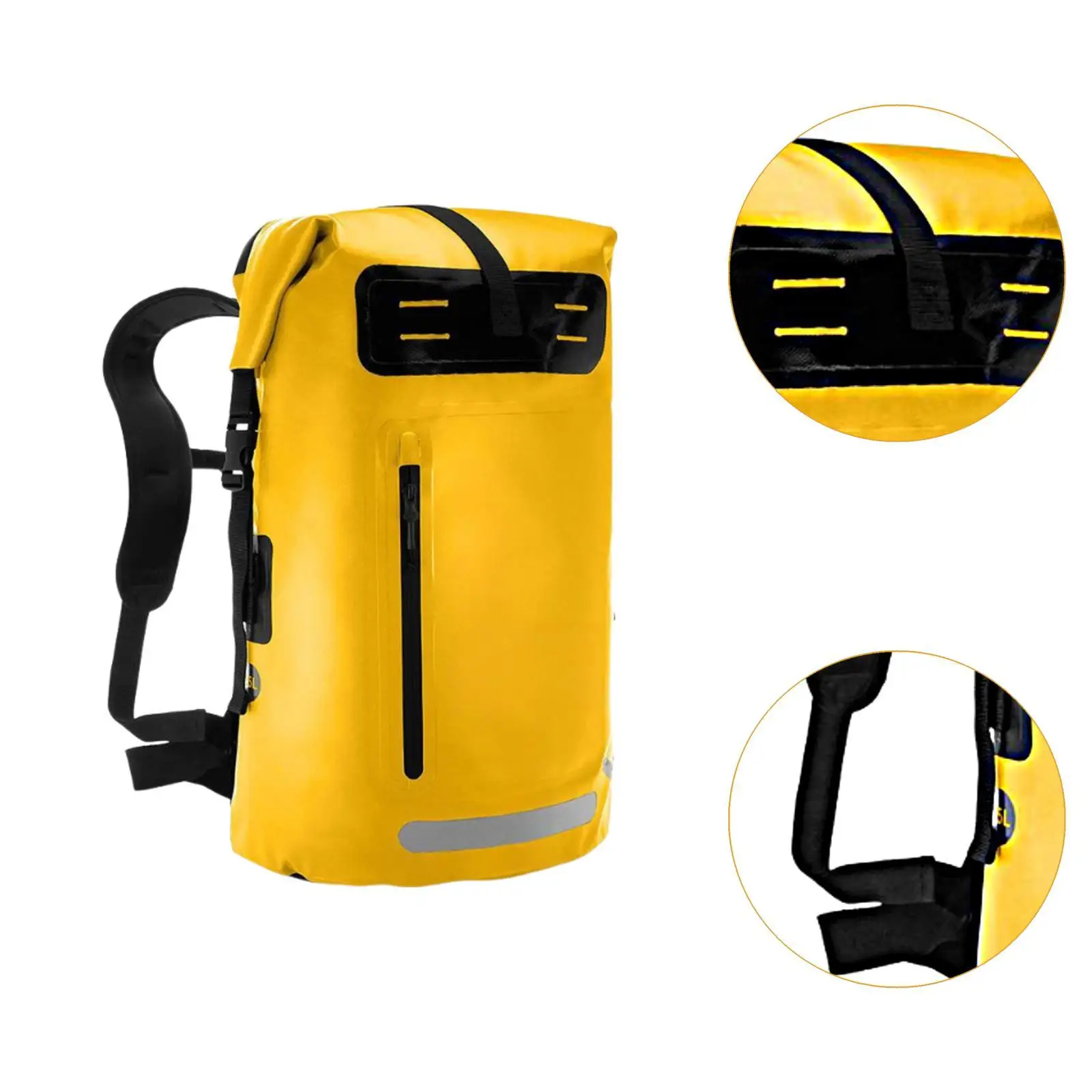 Sports Backpack Waterproof Hiking Daypack PVC Trekking Pack Outdoor Rucksack for Camping Supplies and Hiking
