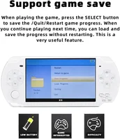 JXD Handheld Game Console 4.3 inch 8GB Built in 2000 Games for Multiple Simulators X6 Retro Video Game Console Mp3/4/Ebook TV Out Mini Hand Portable Game Player Device Holiday (White) 3