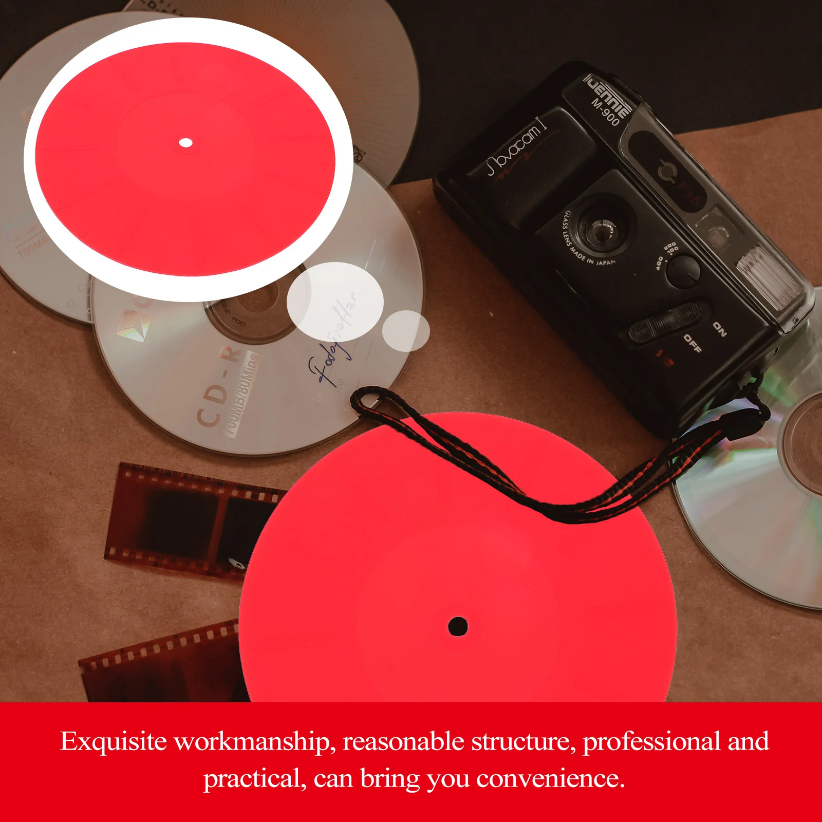 

Silicone Record Mat 170mm Turntable Platter Pad Audio Player Mat Vibration Control Anti-Static Disc Protection