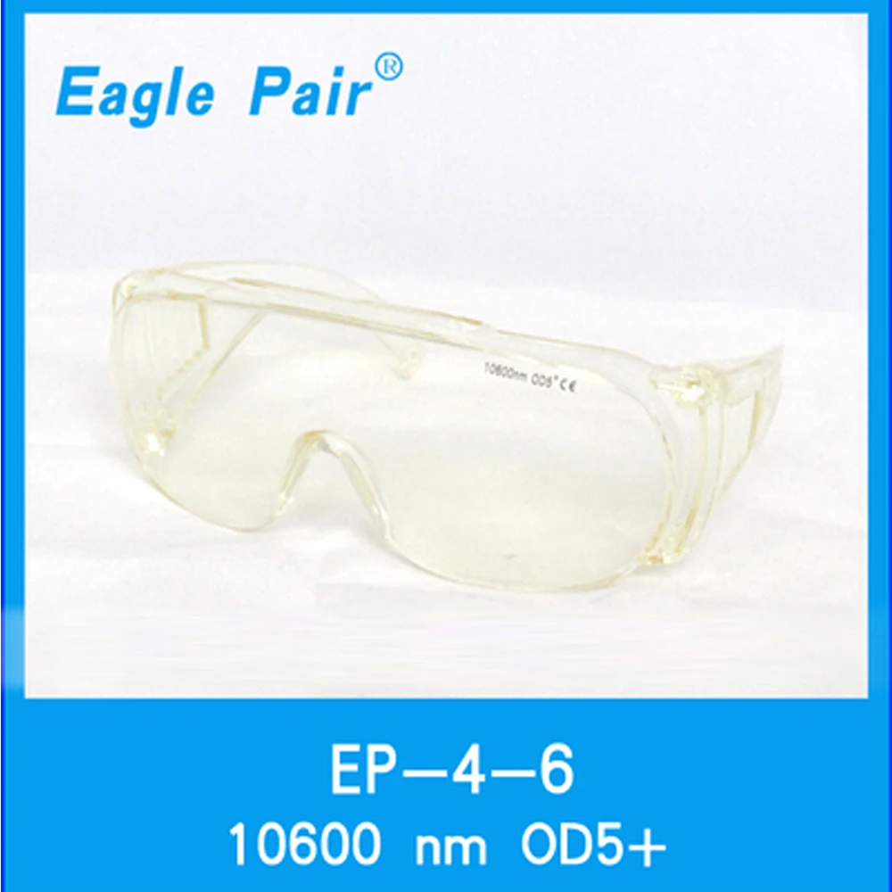 

Eagle Pair 10600nm OD5+ Broad Spectrum Continuous Absorption Laser Safety Glasses EP-4-6